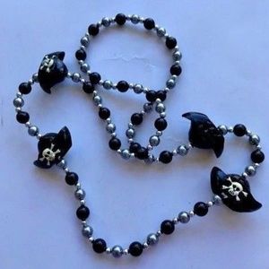 Pirate Hats Bead Necklace St Patricks Halloween Trick Treat New